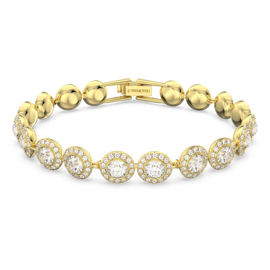 Bracelet Angelic - Coupe ronde - Blanc / Or