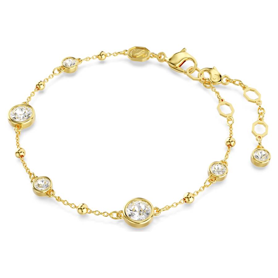 Bracelet Imber - Coupe ronde - Blanc / Or