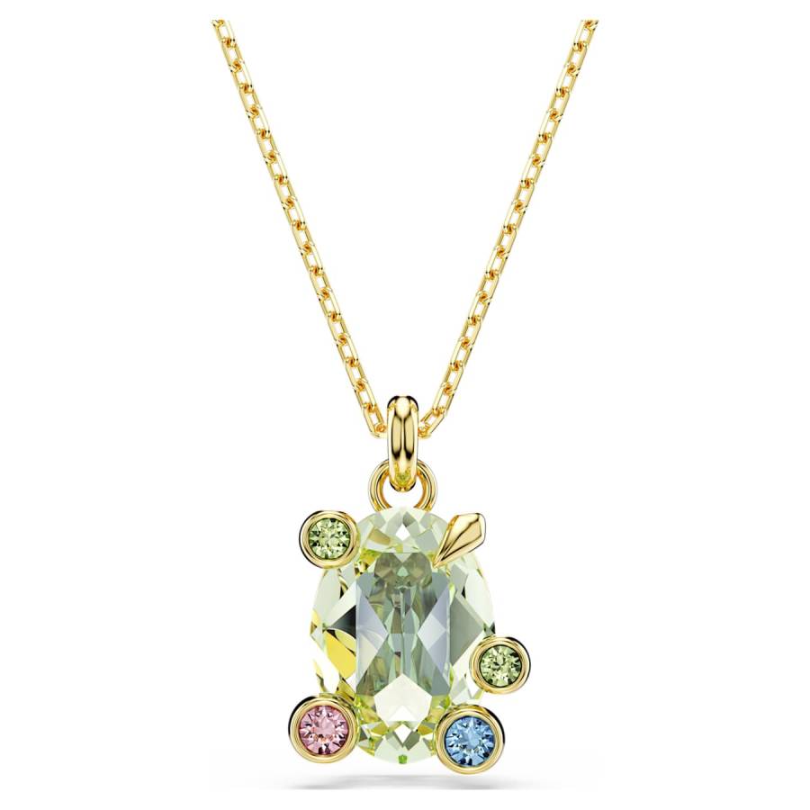 Gema Pendant Mixed cuts - Gold-tone Plated