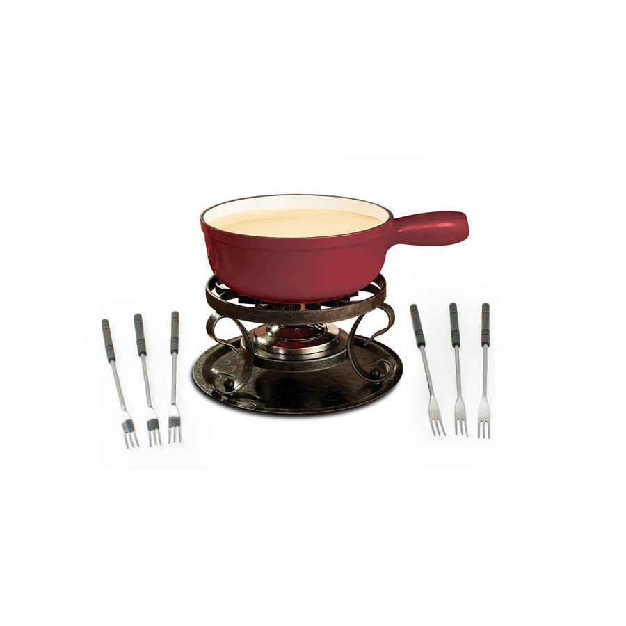 Lugano Cast Iron Fondue Set