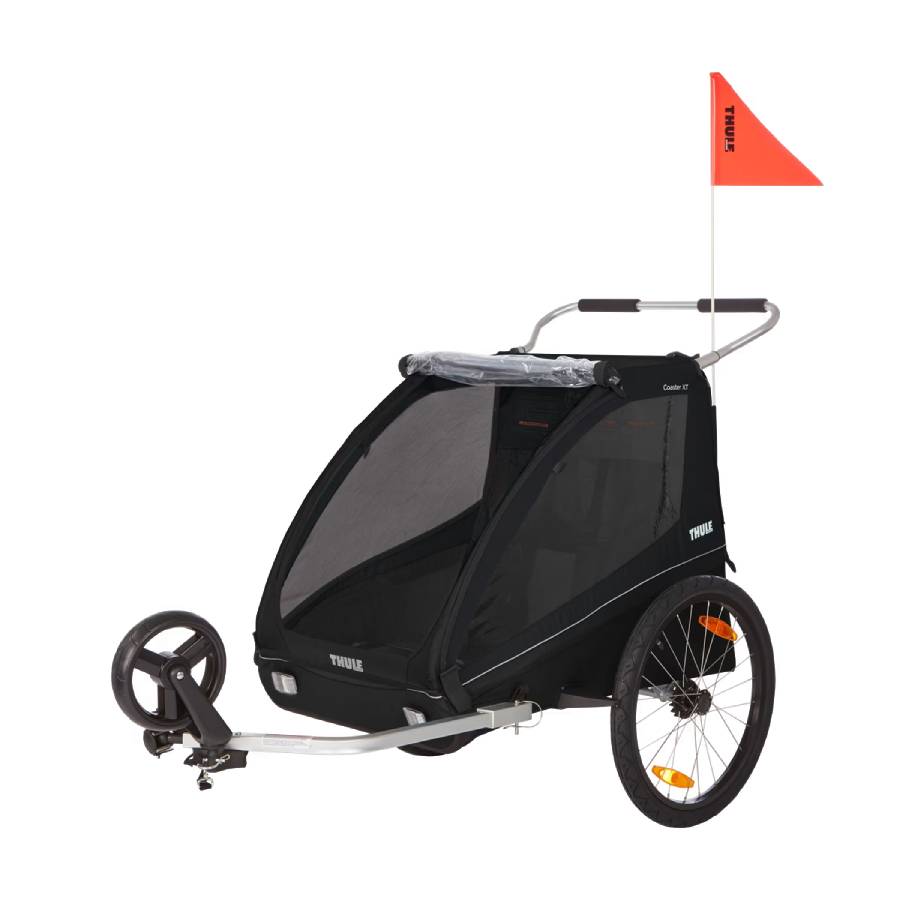 Coaster XT 2-seat Bike Trailer - Black