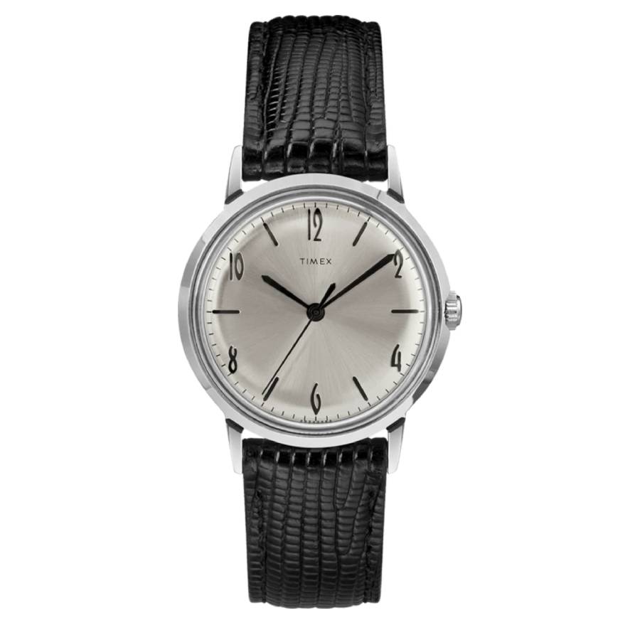 Marlin 1965 Reissue Hand-Wound Leather Strap Watch - 34 mm