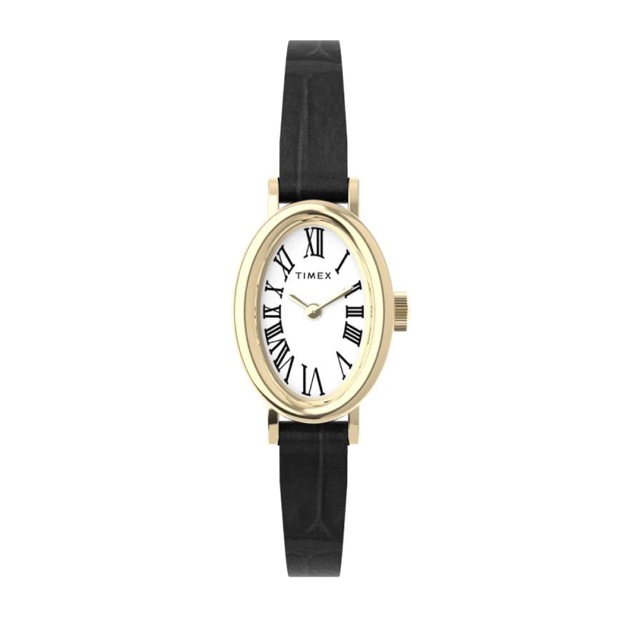 Cavatina Leather Strap Watch - 19mm