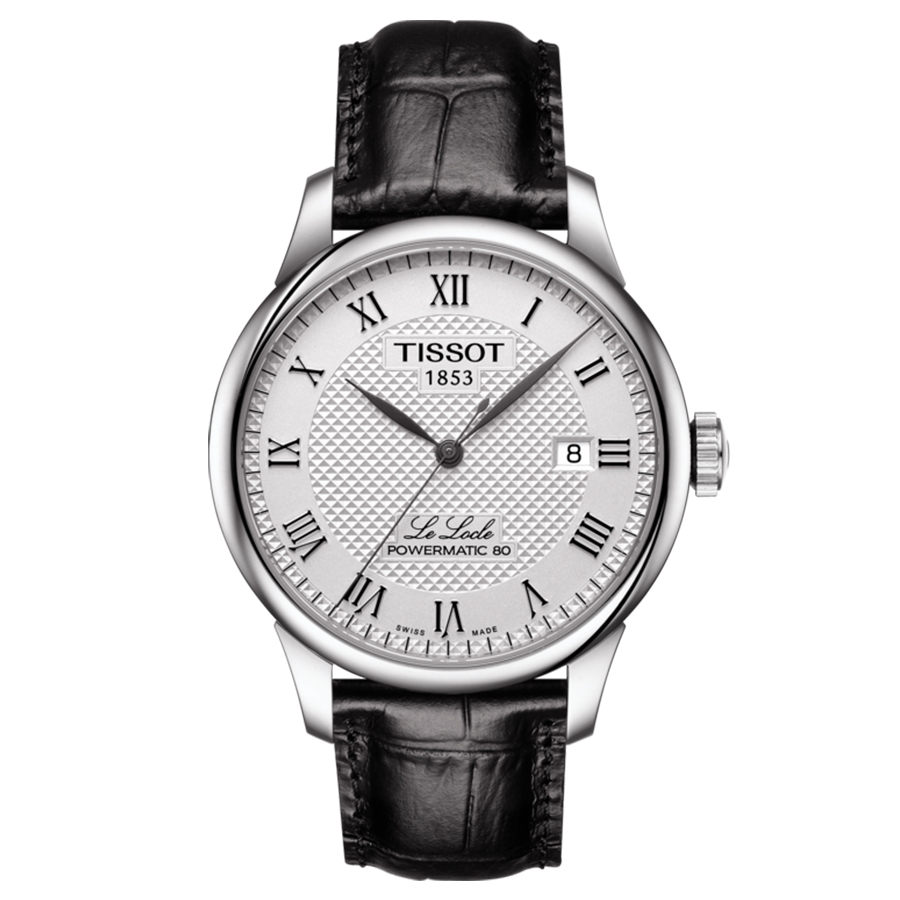 Le Locle Powermatic 80 Watch - Black / Silver