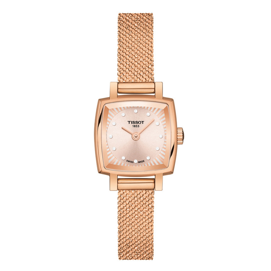 Women's Lovely Square Watch - Rose Gold