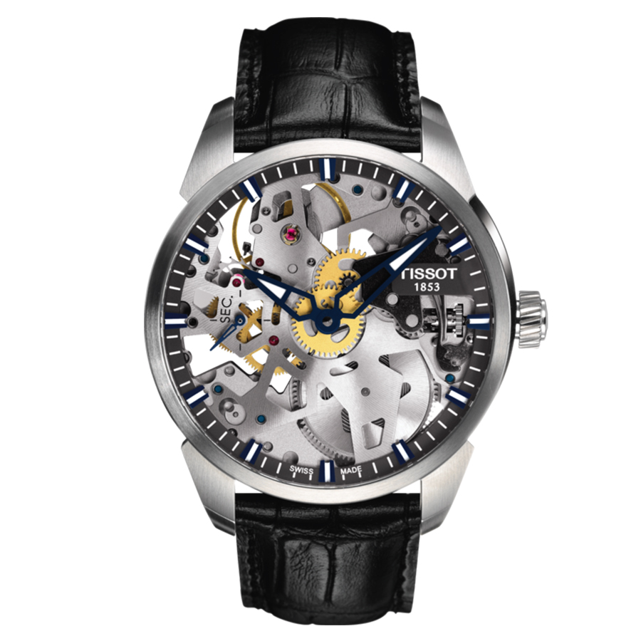 T-Complication Squelette Mechanical Watch - Black