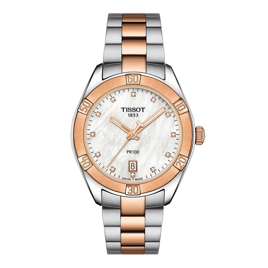 Women's PR 100 Watch - Silver/Rose Gold