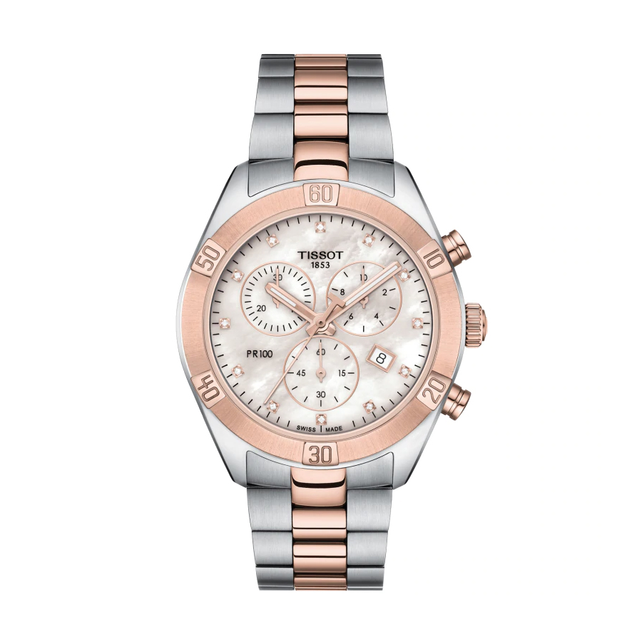 Women's PR 100 Watch - Silver / Rose Gold