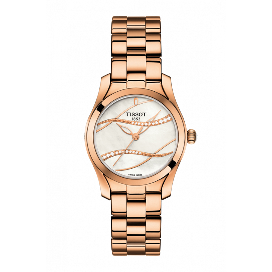 Women's T-Wave Watch - Rose Gold Pattern