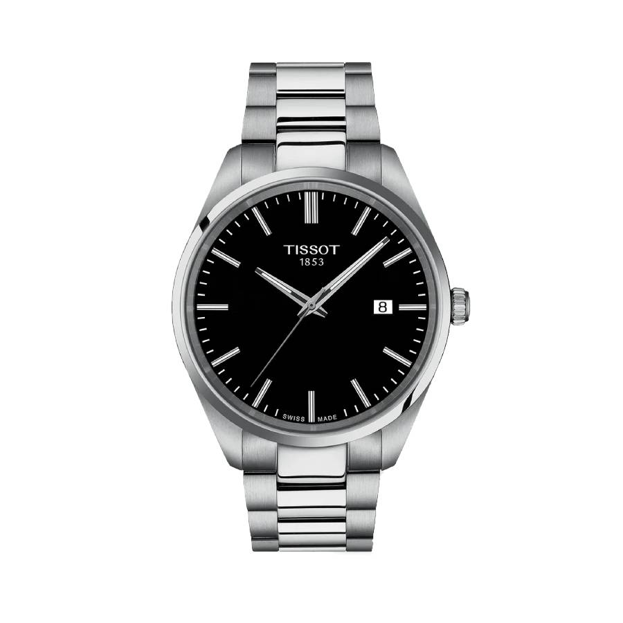 PR 100 Quartz Index Date Watch - Men - Black/Stainless Steel - 40mm
