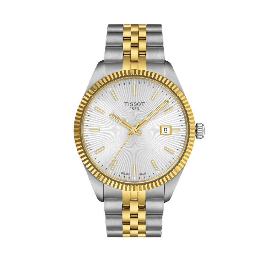 Ballade Guilloché Index Date Quartz Watch - Men - Silver/Duotone Stainless Steel - 40mm