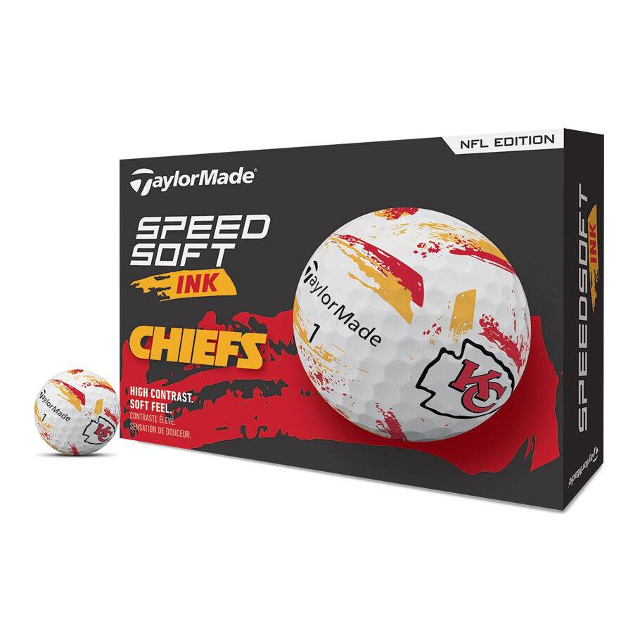 Balles de golf SpeedSoft Ink TM25 NFL Kansas City Chiefs
