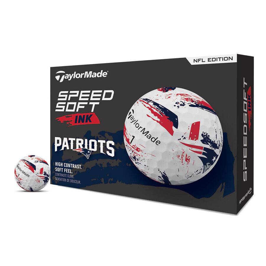 TM25 NFL New England Patriots SpeedSoft Ink Golf Balls