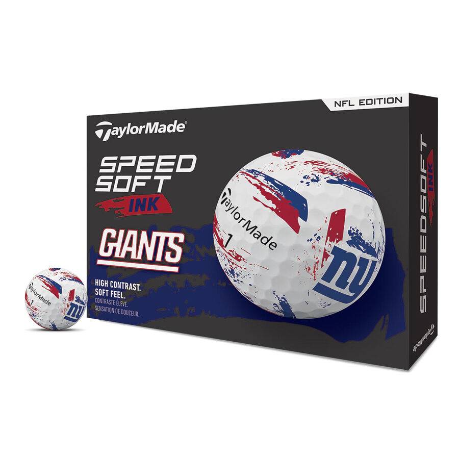 Balles de golf SpeedSoft Ink TM25 NFL New York Giants