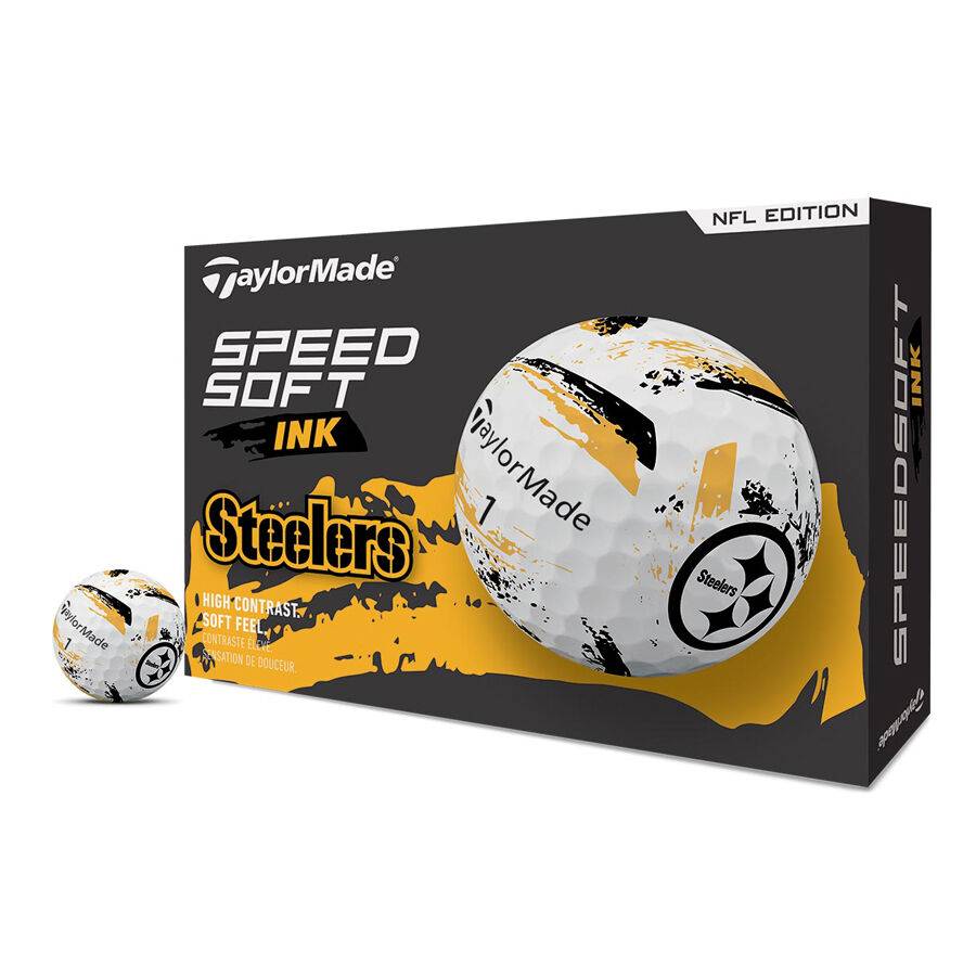Balles de golf SpeedSoft Ink TM25 NFL Pittsburgh Steelers