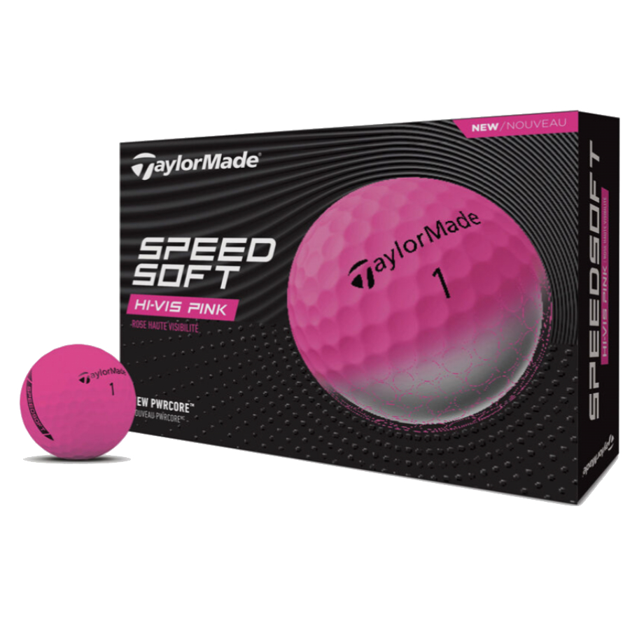 Speed Soft Golf Balls - Pink