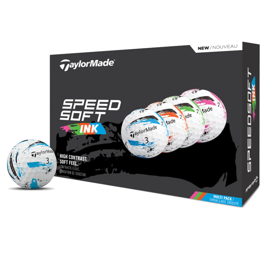Speed Soft Ink Golf Balls - Multi Pack