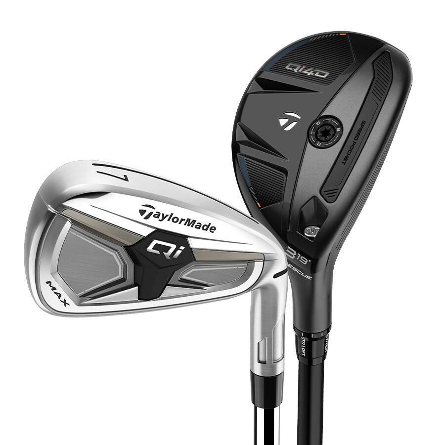 Qi Max Irons Combo Set - Graphite - Men - Right Hand - Regular