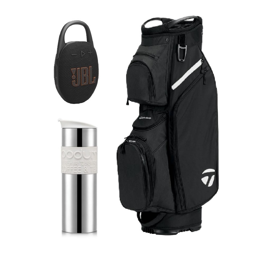 Cart Lite Bag, Clip 5 Ultra Bluetooth Speaker and Travel Mug 