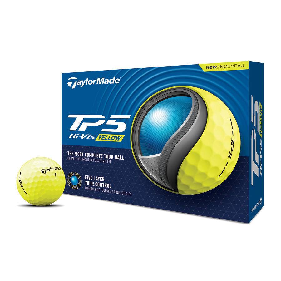 2024 TP5 Yellow Golf Balls - New
