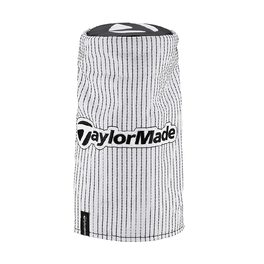 Barrel Driver Head Cover Pin Stripe White