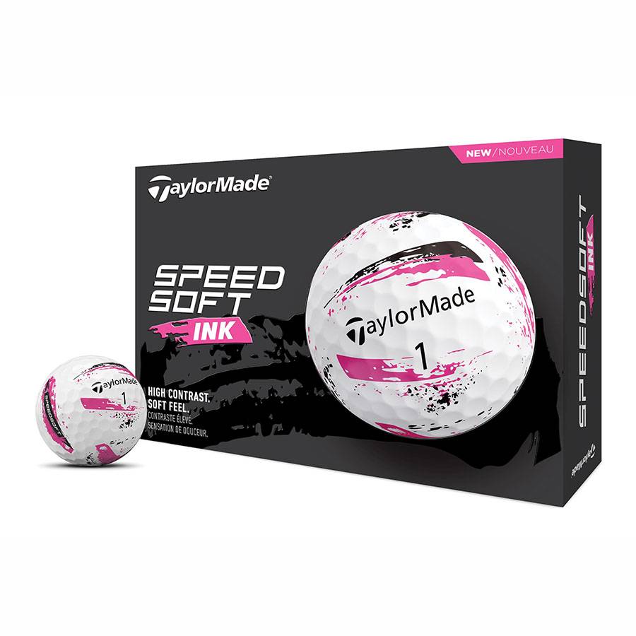 SpeedSoft Ink Golf Ball - Pink