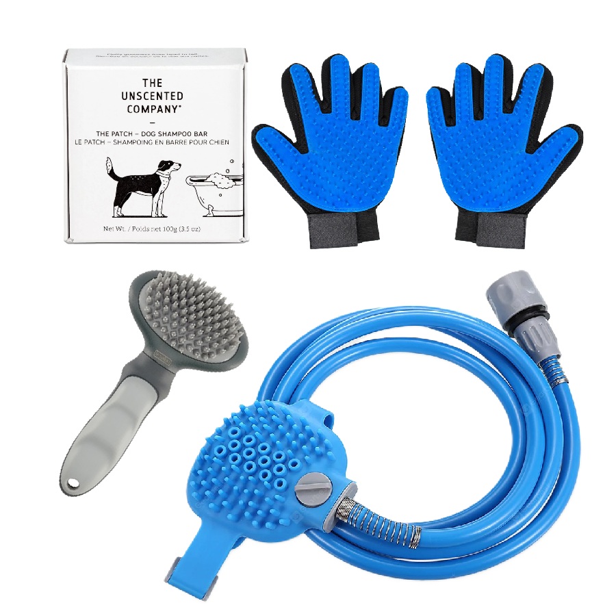 Dog Bath and Grooming Set