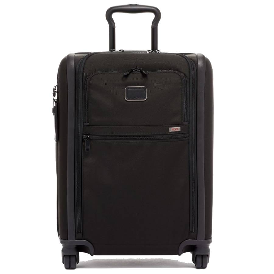 Alpha Continental Expandable 4 Wheeled Carry-On - Black