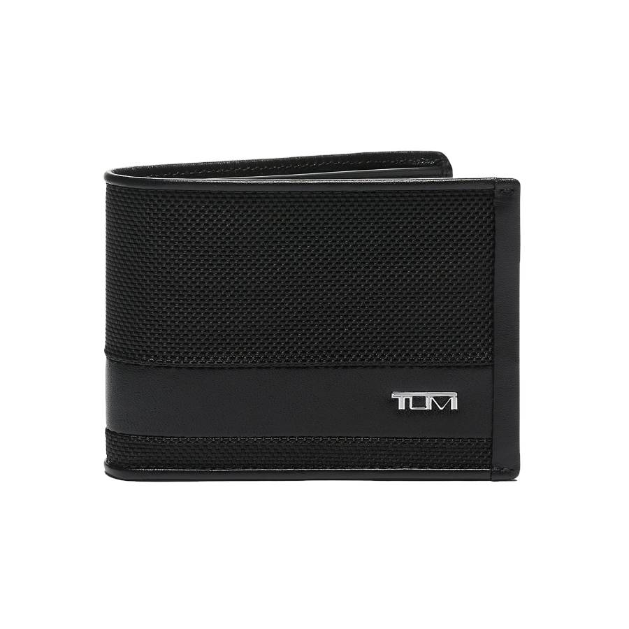 Alpha Double Billfold Wallet - Black 