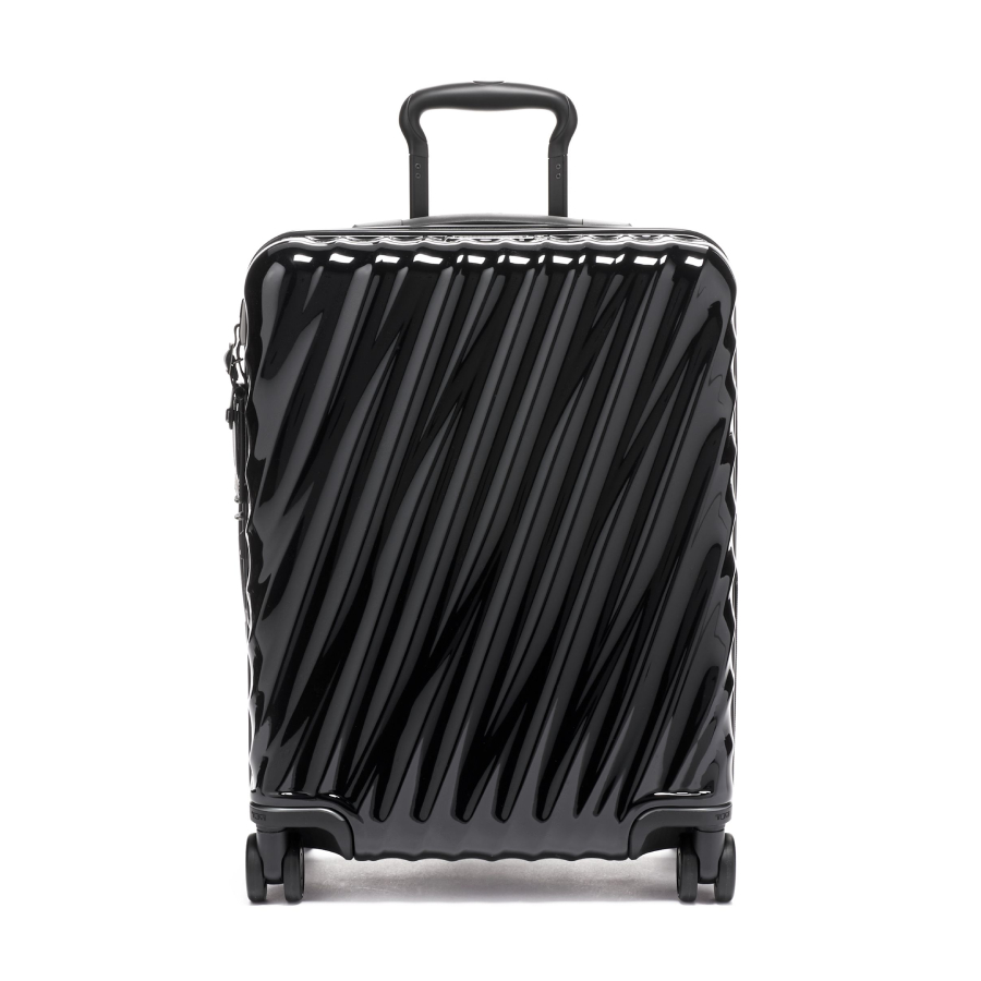 19 Degree Continental Expandable 4 Wheeled Carry-On - Black