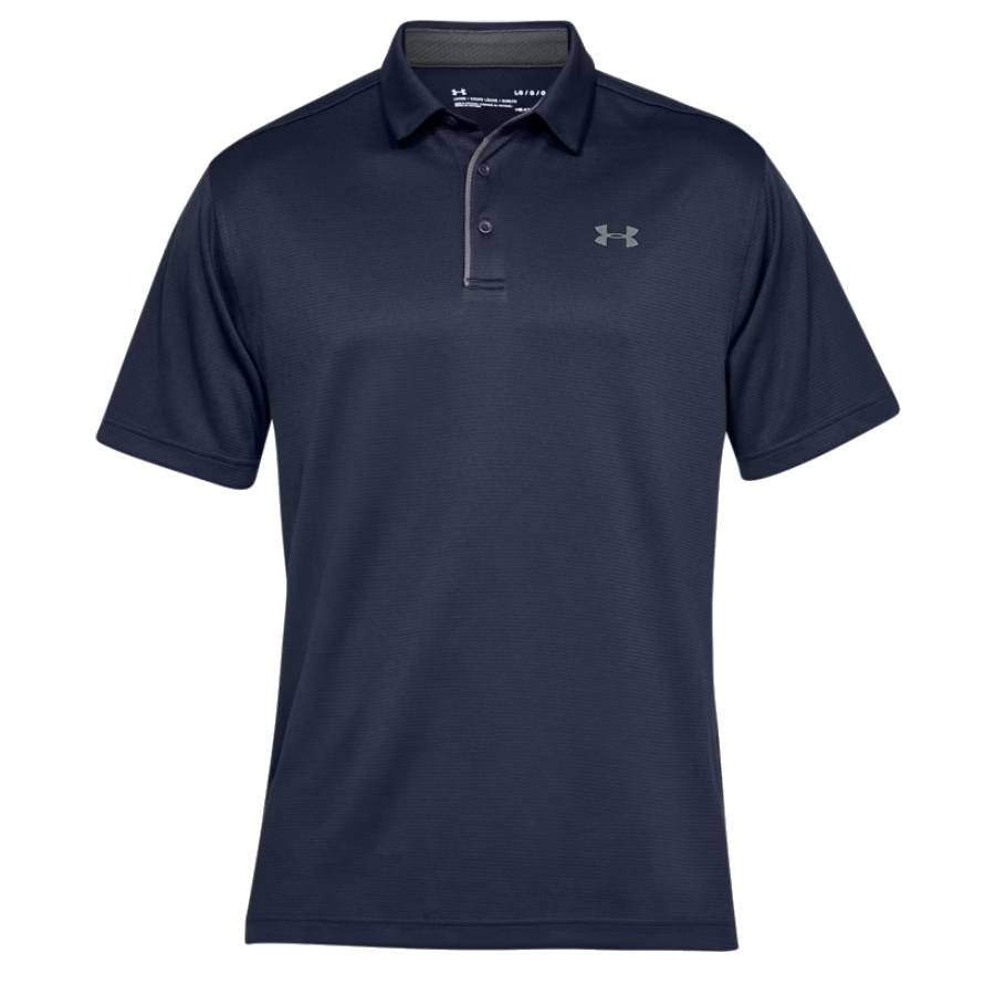 Tech Polo Top - Men - Navy - Extra Large