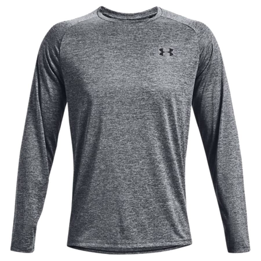UA Tech Long Sleeve - Men - Pitch Gray / Black - Large