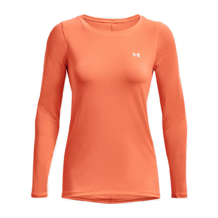 Haut à manches longues HeatGear Armour - Femmes - Orange - Moyen