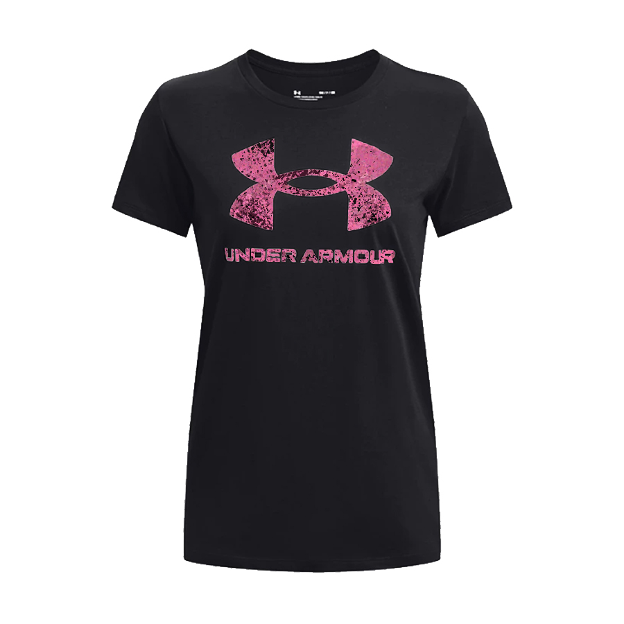 Sportstyle Modèle imprimé à manches courtes - Femmes - Noir/rose - Moyen