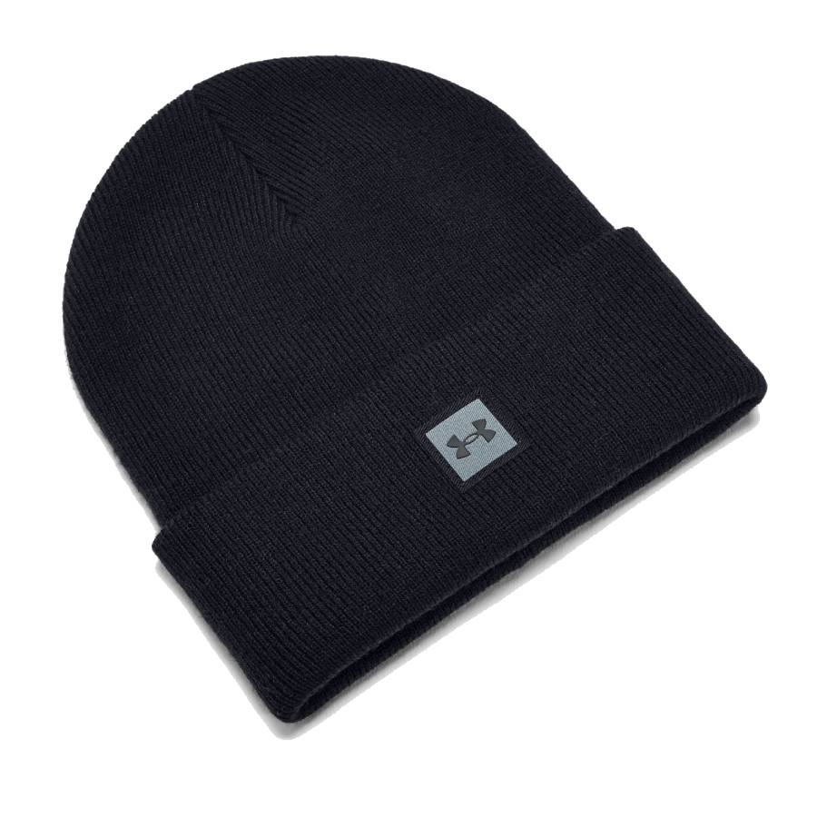 UA Halftime Knit Beanie - Men - Black / Pitch Gray - One Size