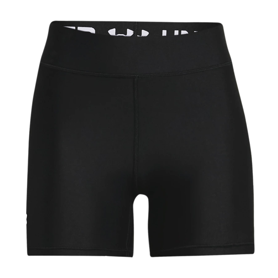 HeatGear Armour Mid-Rise Middy Shorts - Women - Black - Large