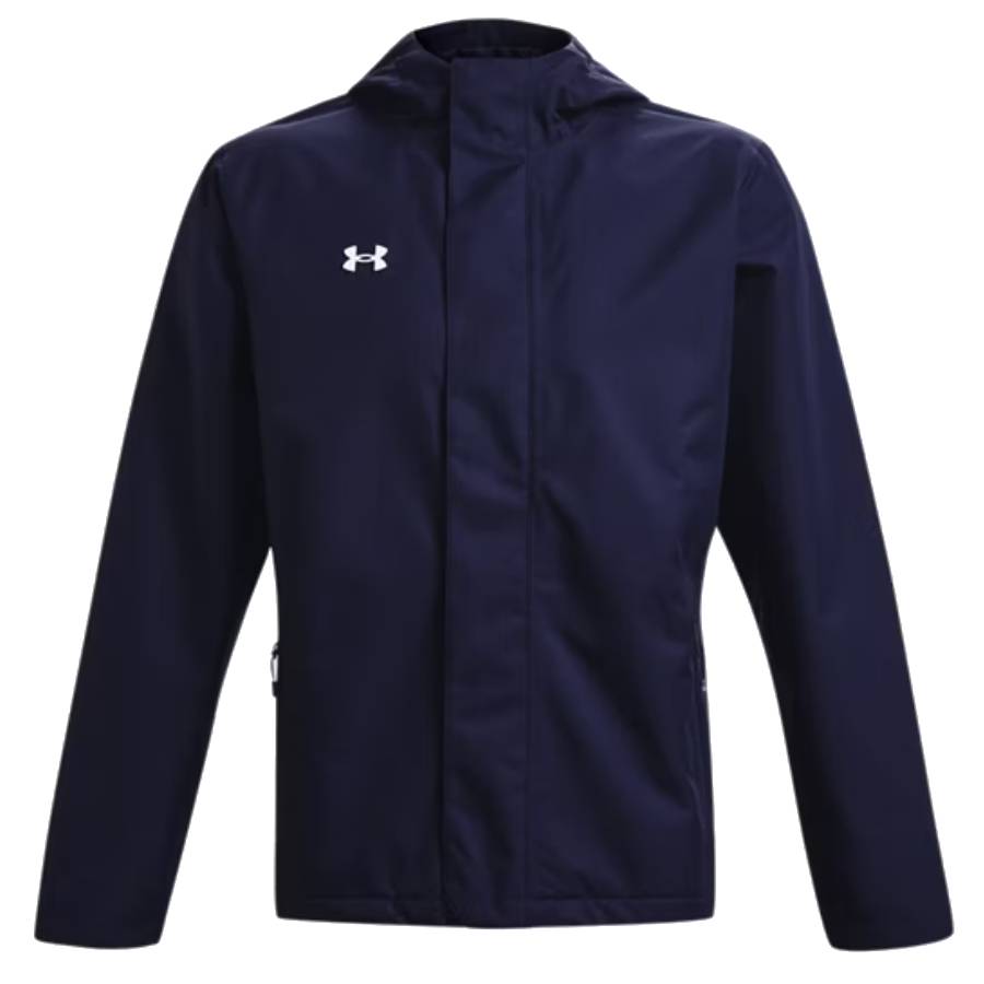 Veste de pluie UA Stormproof doublée pour hommes - Marine - Grand