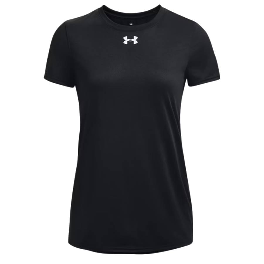 UA Tech Team Femmes Manches Courtes - Noir - Moyen