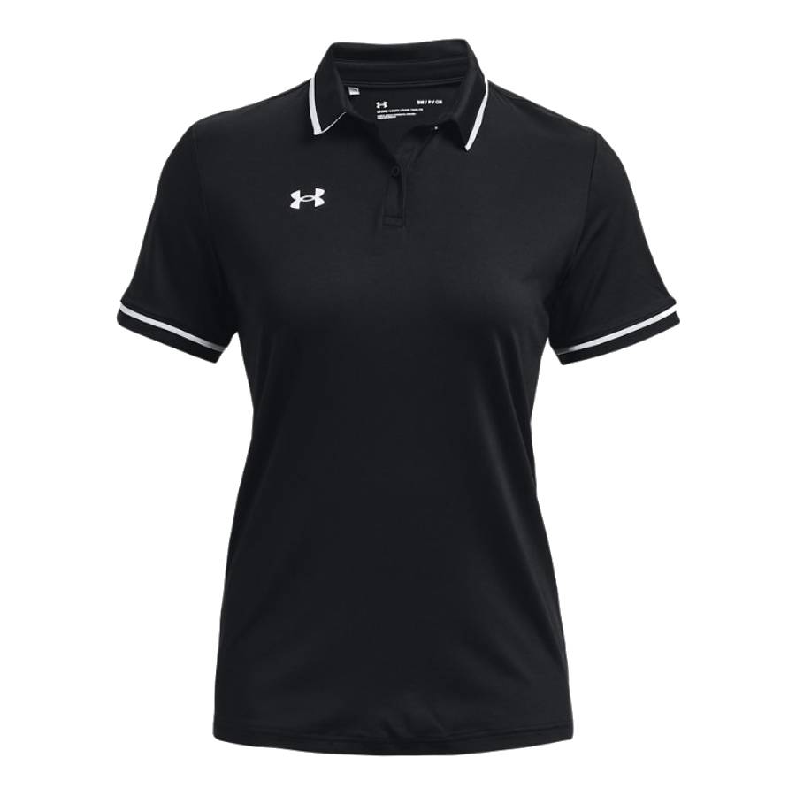 Polo UA Team Tipped - Femmes - Noir - Très petit
