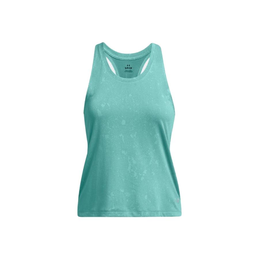 Camisole UA Launch Splatter - Femmes -  Turquoise radiale - Grand