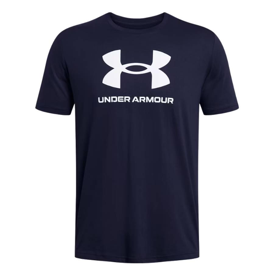 Sportstyle Logo Short Sleeve Top - Men - Navy - Large