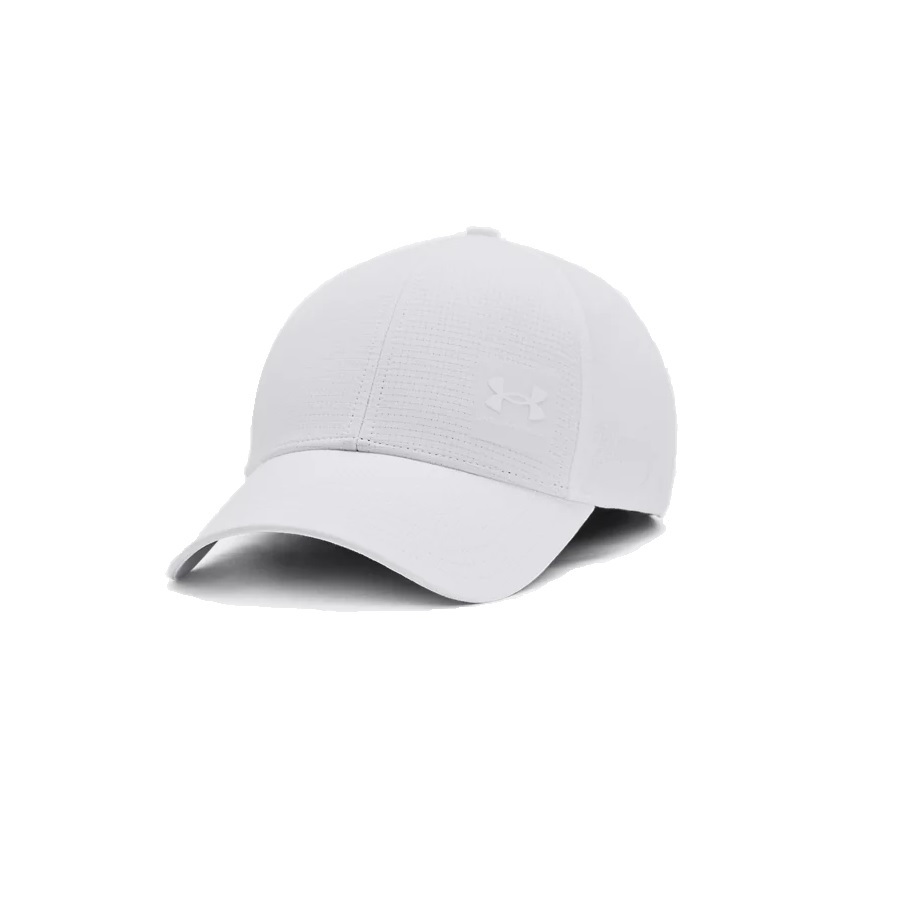 UA ArmourVent Stretch Fit Cap - Men - White - Large / Extra Large