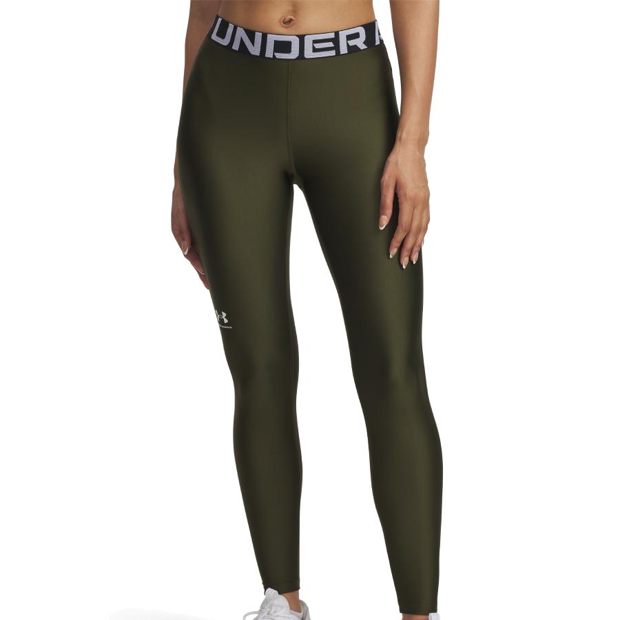 Leggings HeatGear - Femmes - Vert / Blanc - Petit