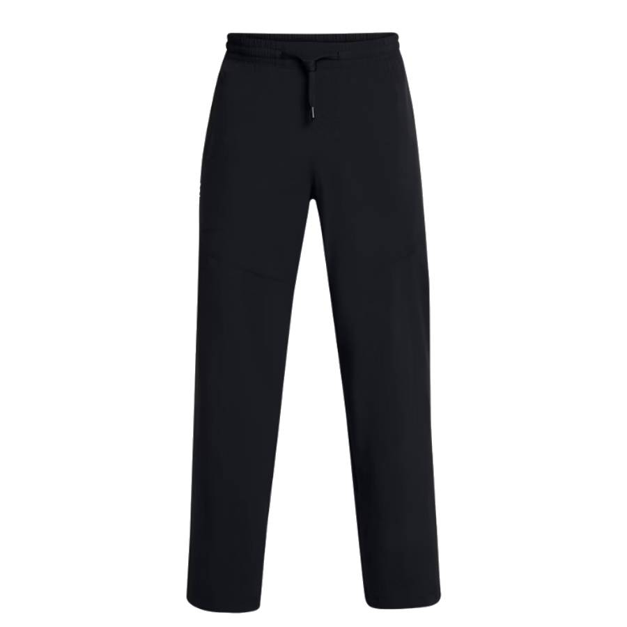 Pantalon tissé UA Vibe - Hommes - Noir / Blanc - Moyen
