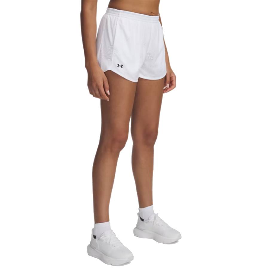 Tech Play Up Mesh Shorts - Women - White - Large