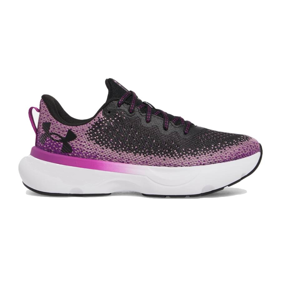 UA Infinite Running Shoes - Women - Black/ Andromeda Purple - 7