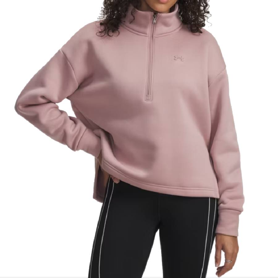 Haut 1/2 zip Armour Fleece - Femmes - Rose - Petit