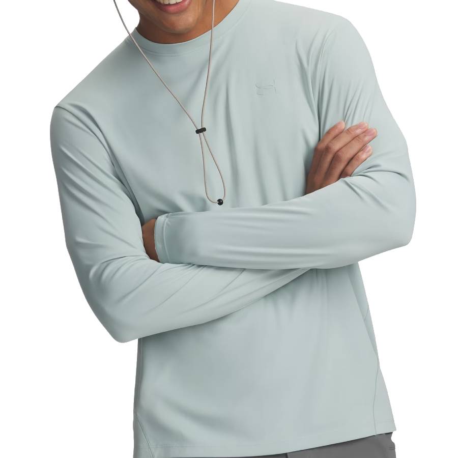 Explor UPF Long Sleeve Crew Top - Men - Blue - Medium