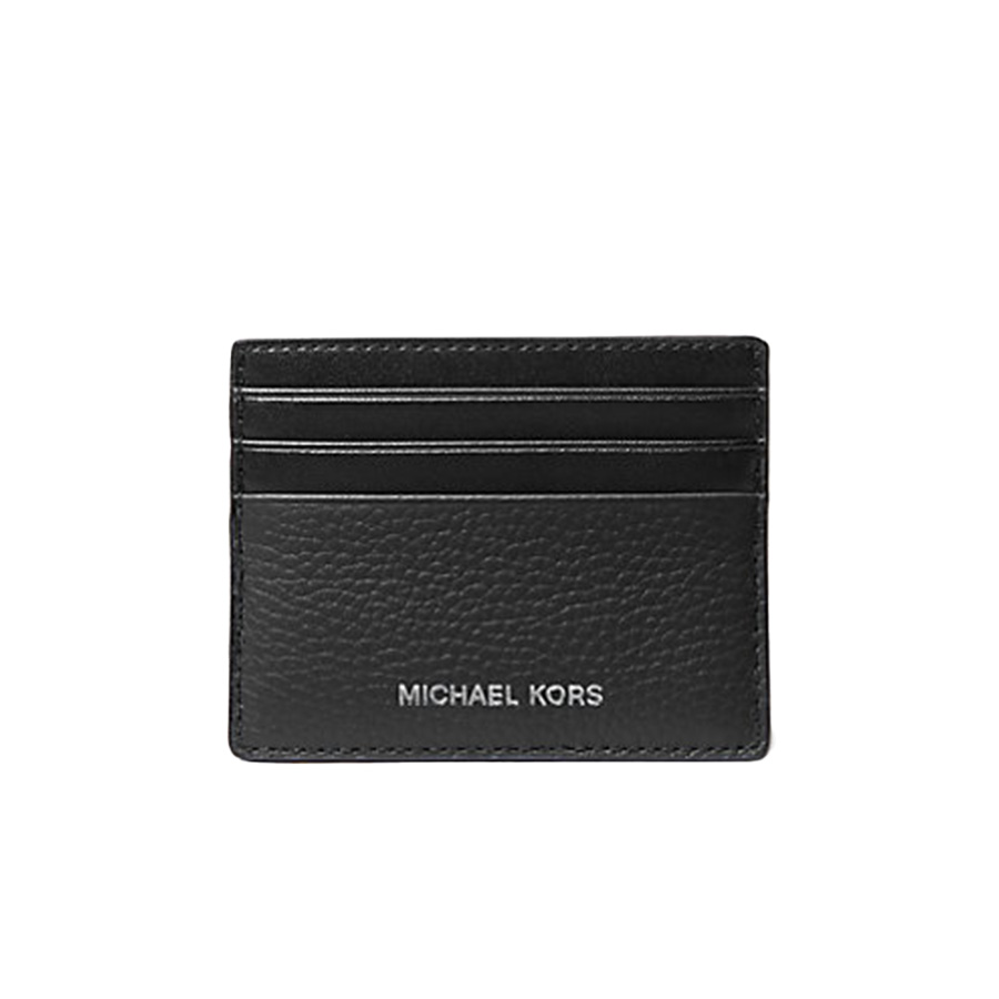 Porte-cartes Hudson en cuir grainé - Black