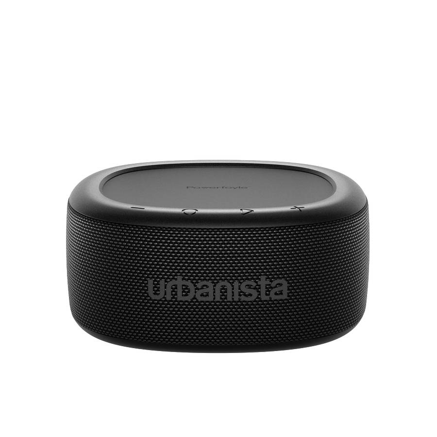 Haut-parleur Bluetooth à énergie solaire Malibu - Noir
